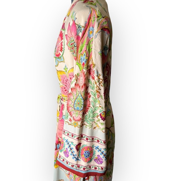 ZARA Printed Kimono with Belt - Picture 8 of 13